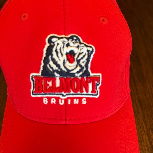 Belmont Bruins Under Armour Red Stretch Fit Cap, Size L/XL - Picture 2 of 6